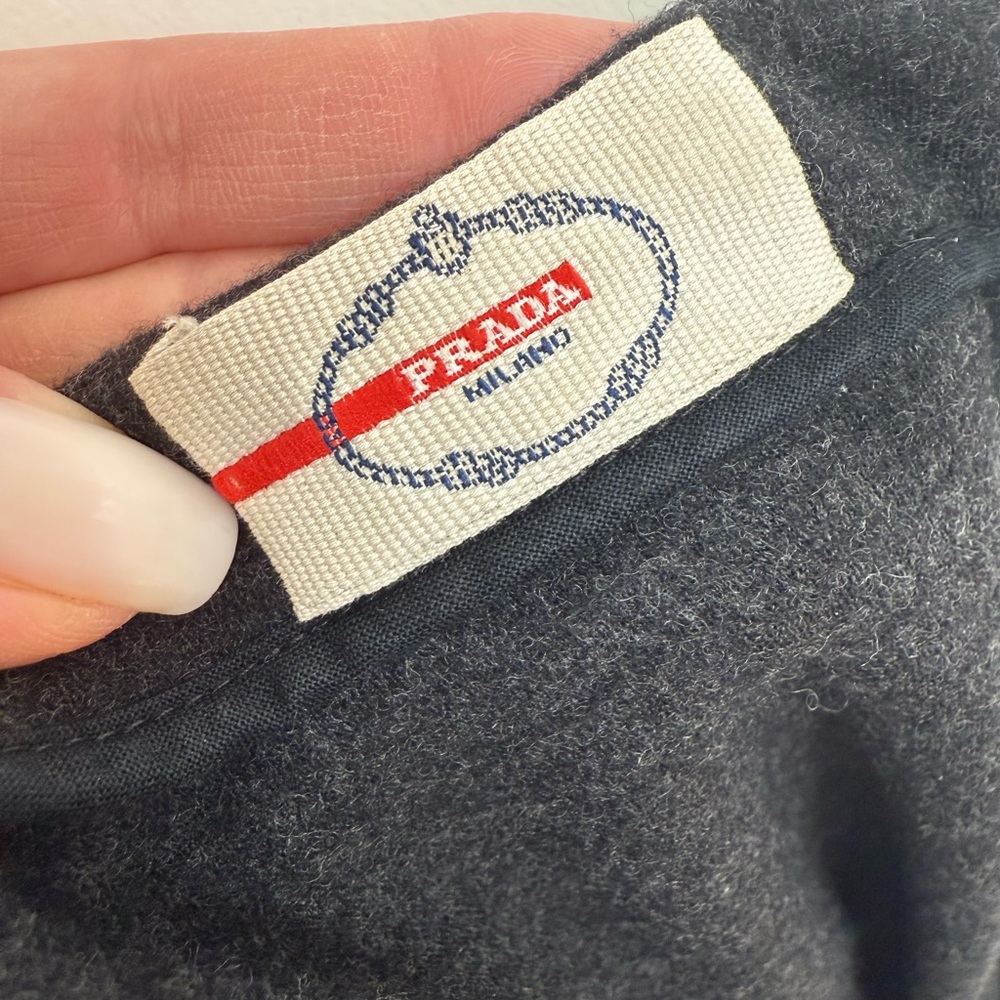Elegant Gray Prada Women's Dress View 3